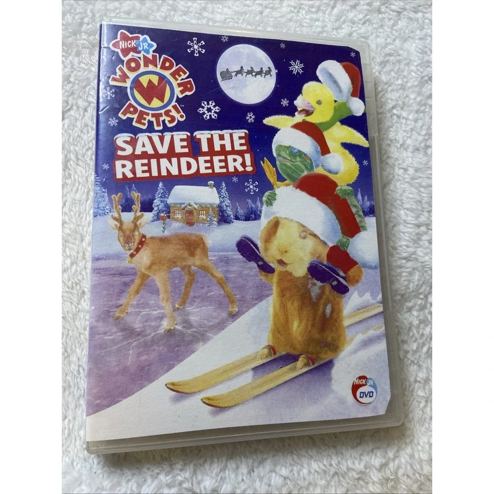 Wonder Pets Save the Reindeer Dvd Nick Jr Nickelodeon Tested Works